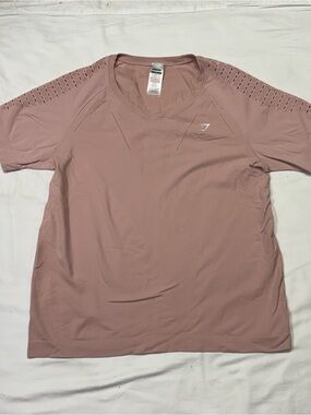 Gymshark Dusty Rose Seamless Short Sleeve Tee